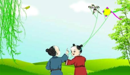 二年级下册语文村居古诗思维导图,《村居》古诗背诵技巧图片