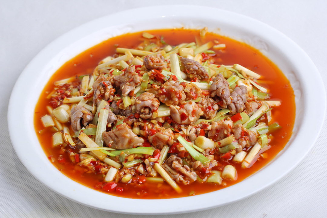四川火爆腰花15秒,自贡火爆泡椒猪肝