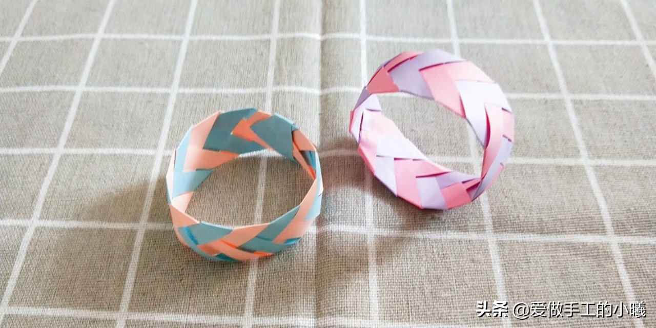 可爱的小熊手环简单手工,小兔子手环手工教程