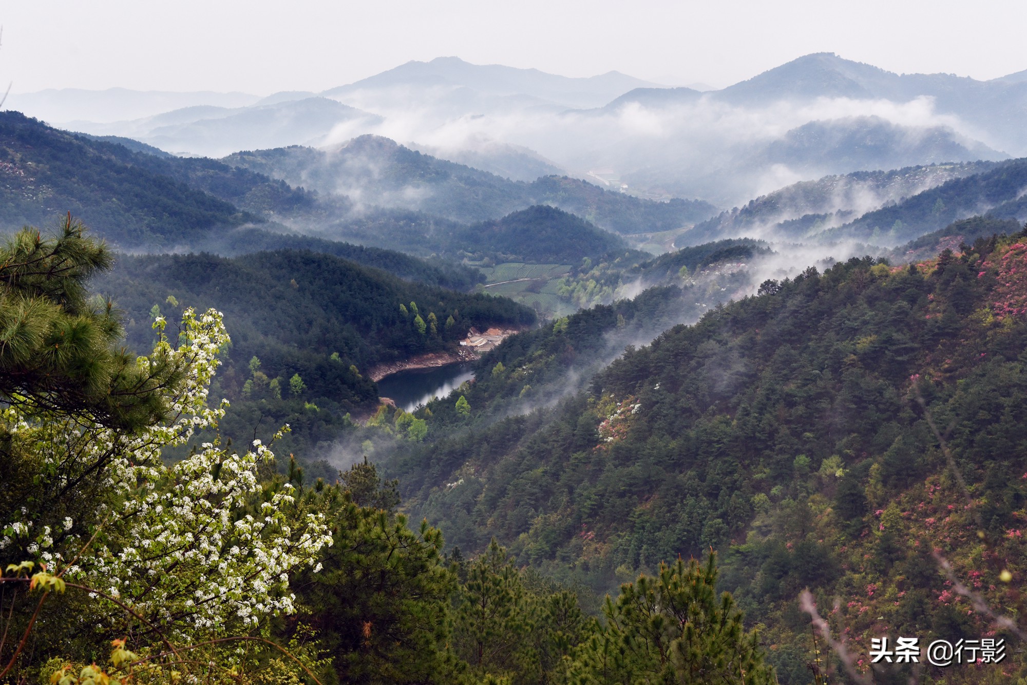武汉青山网红打卡景点,云雾山武汉
