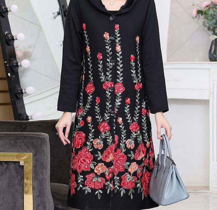 现代改良版花棉袄,改良版花棉袄女冬加厚加绒