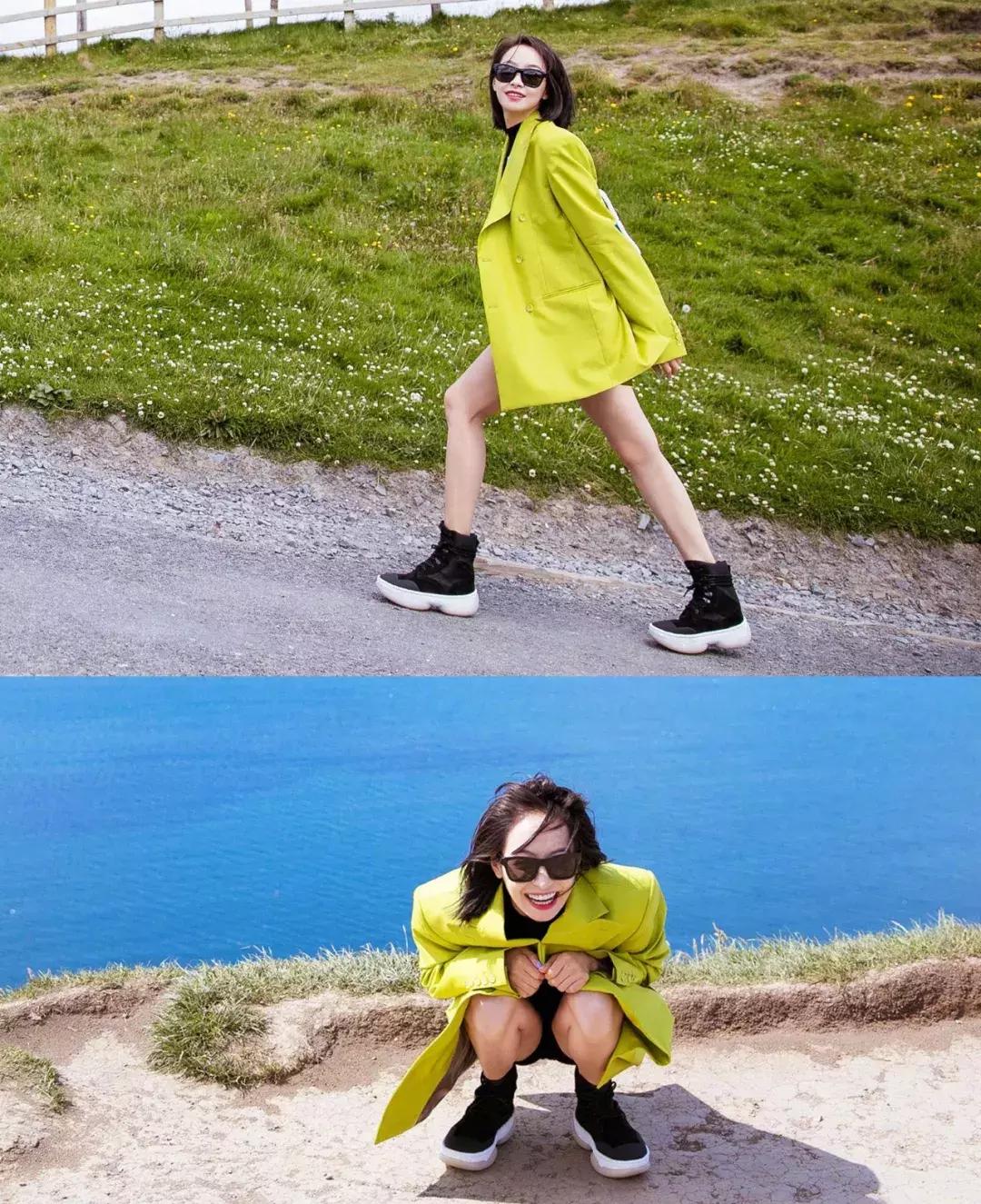 袜靴裙装解锁超能打的时髦组合,袜靴穿搭裙子