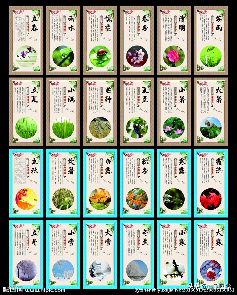 二十四节气对应一句诗句,二十四个节气二十四首诗词与配图