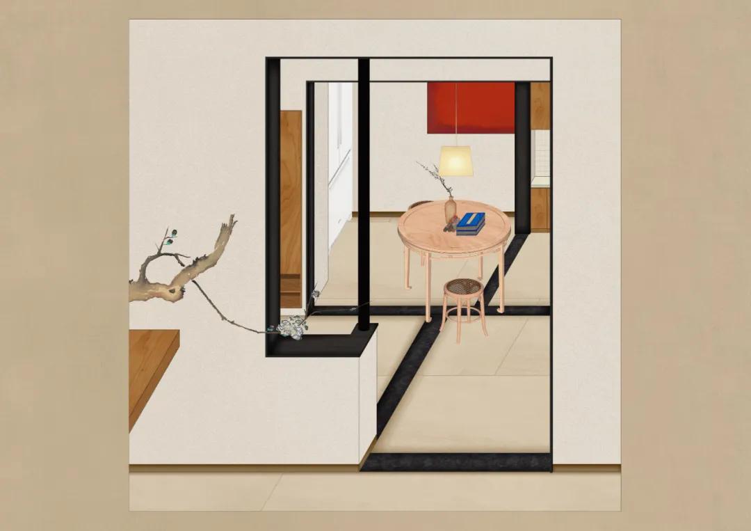 棱镜宅·翟女士家/金秋野工作室