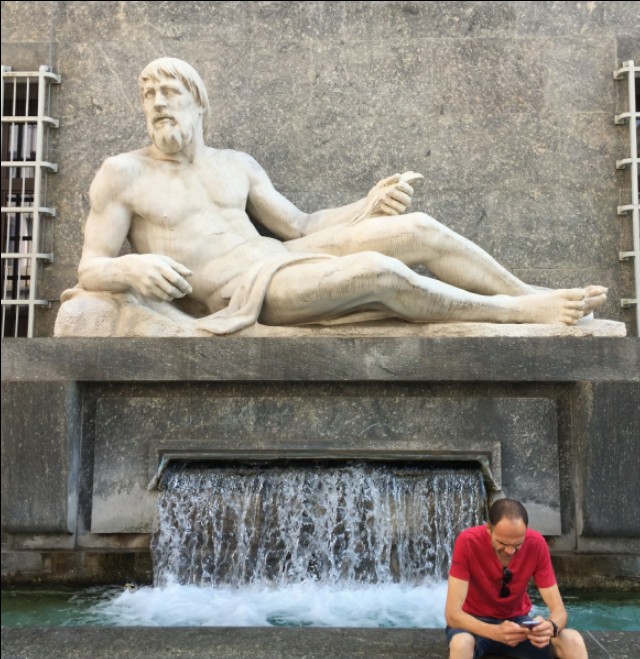 意大利都灵风景照片,曾经意大利的首都