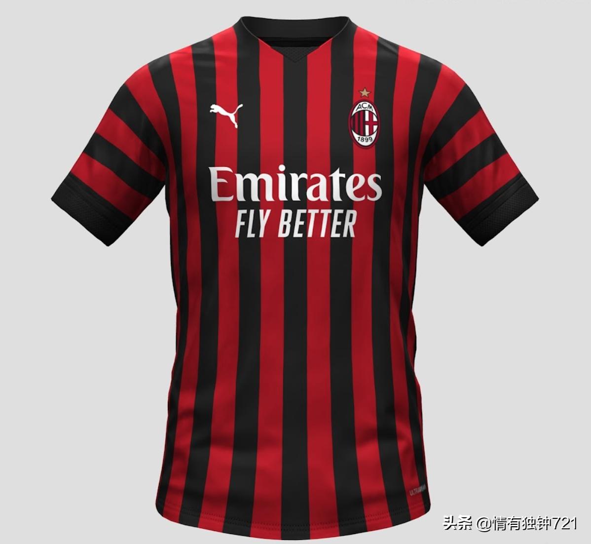 ac米兰2021-2022新赛季客场球衣,ac米兰2022-2023主场球衣