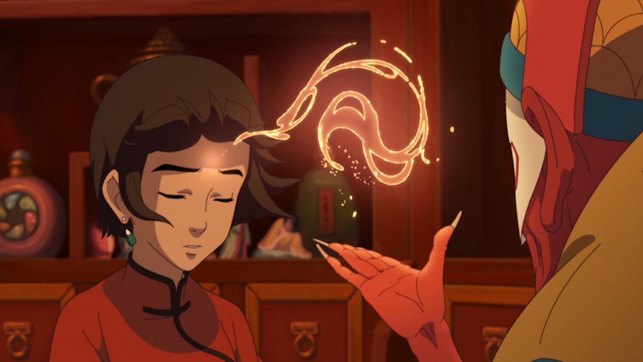 大鱼海棠动漫治愈系片段,一部感人催泪的动漫电影大鱼海棠