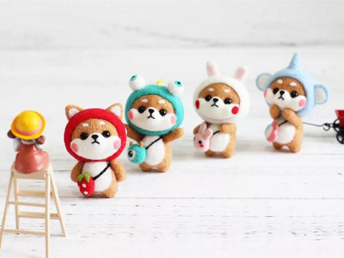 治愈系羊毛毡手工制作,毛毡手工diy大全