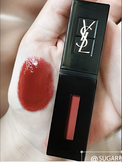 圣罗兰黑管唇釉镜面口红烂番茄416,夏季唇釉推荐镜面平价