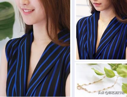 百搭适合夏天戴的项链韩版,超适合夏天戴一款项链