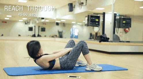 腹部卷腹的正确锻炼方法,卷腹动作锻炼的正确方法3分钟