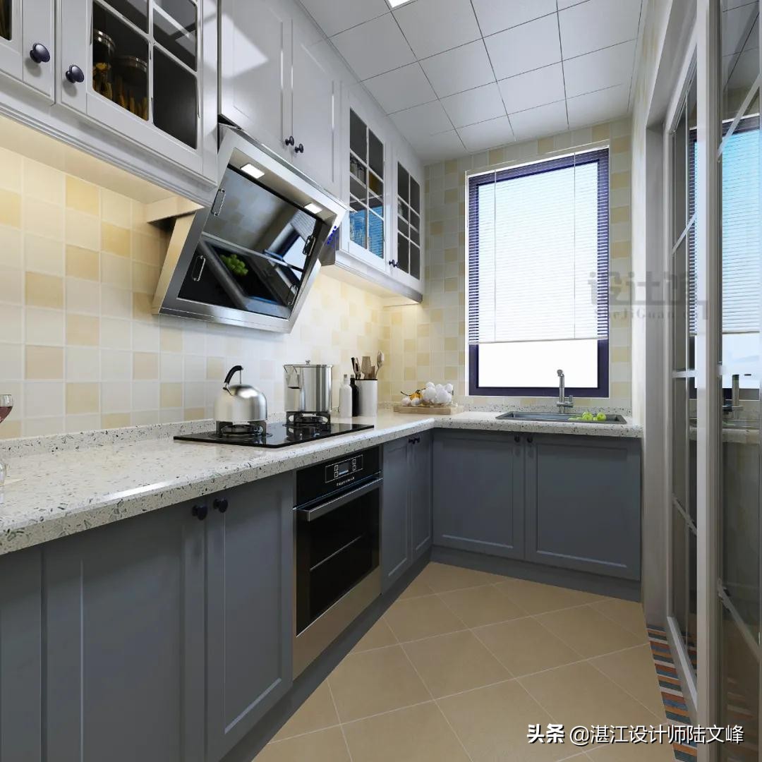 厨房贴网红小白砖好看吗,800x800瓷砖上墙厨房好看吗