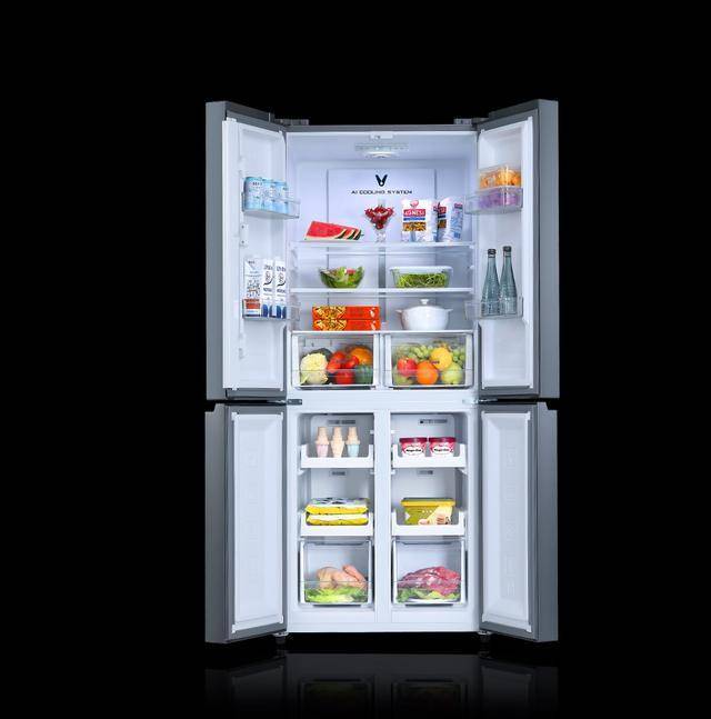 云米对开十字门冰箱评测,云米冰箱超薄对开门冰箱