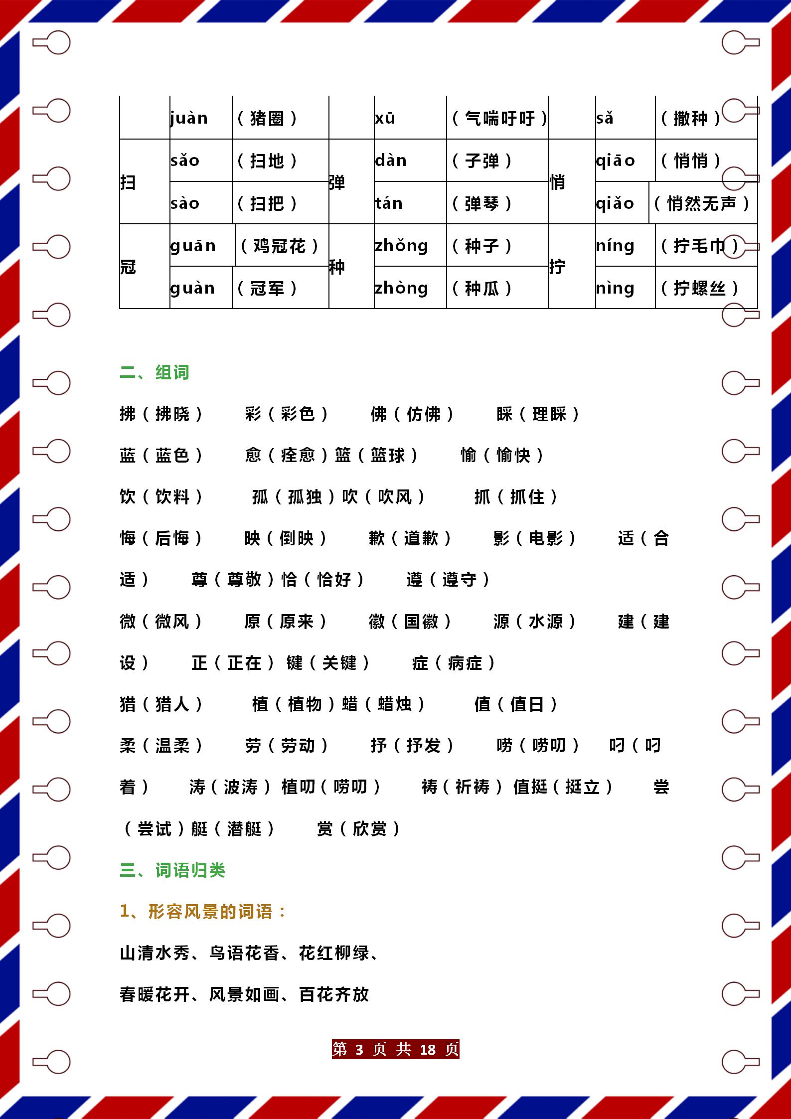 语文四年级下册期末复习重点必考,语文老师一年级期末总结