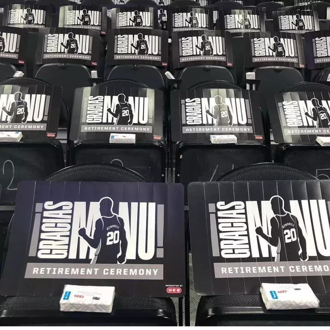 马刺马努最后一场视频,马刺庆祝马努进名人堂