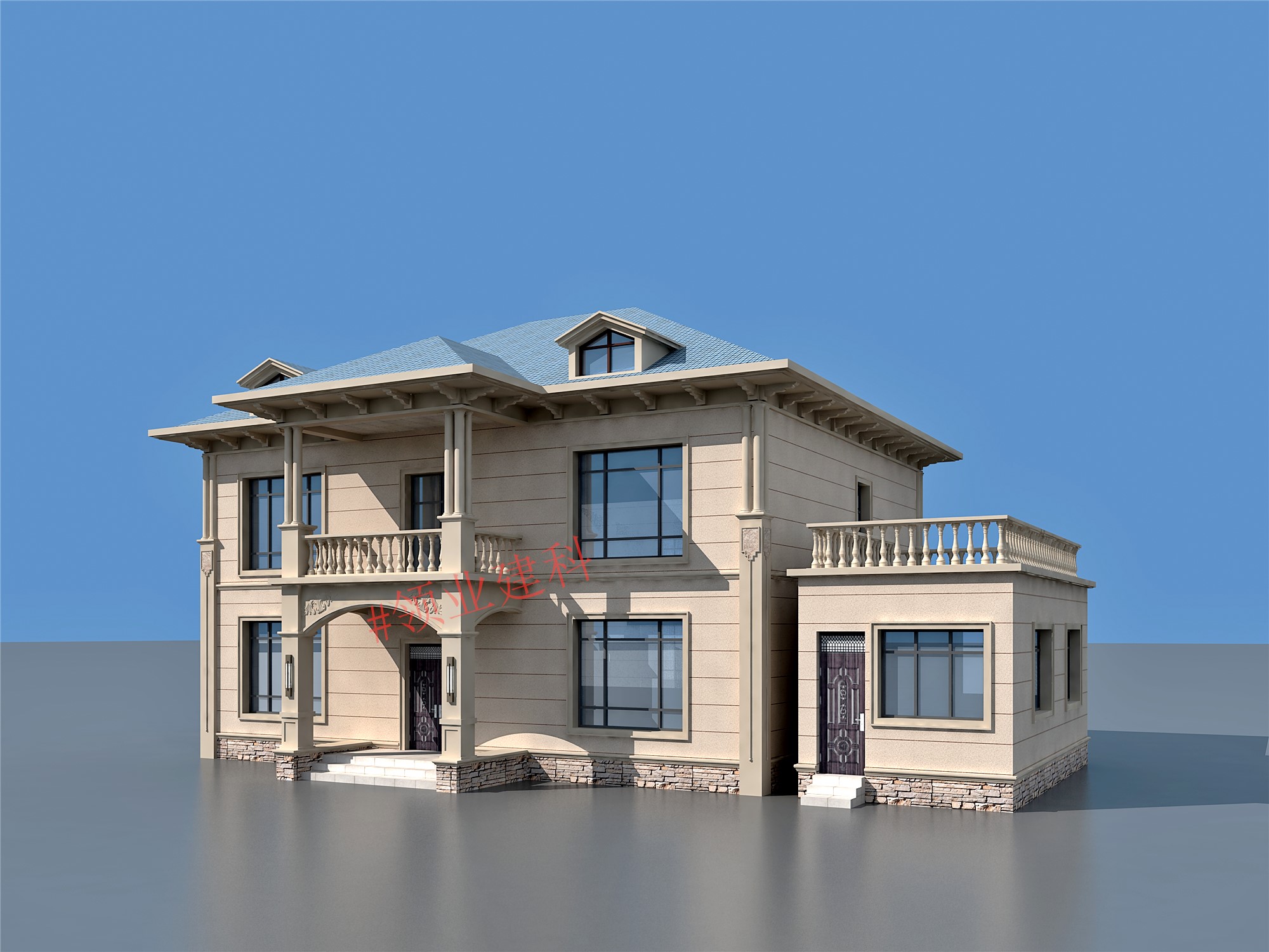 最便宜二层别墅自建房,二层豪宅自建房