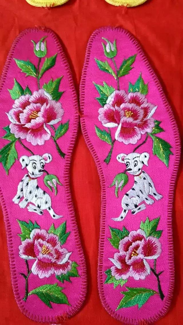 刺绣鞋垫图案大全详细图,惊艳绝伦刺绣鞋垫欣赏