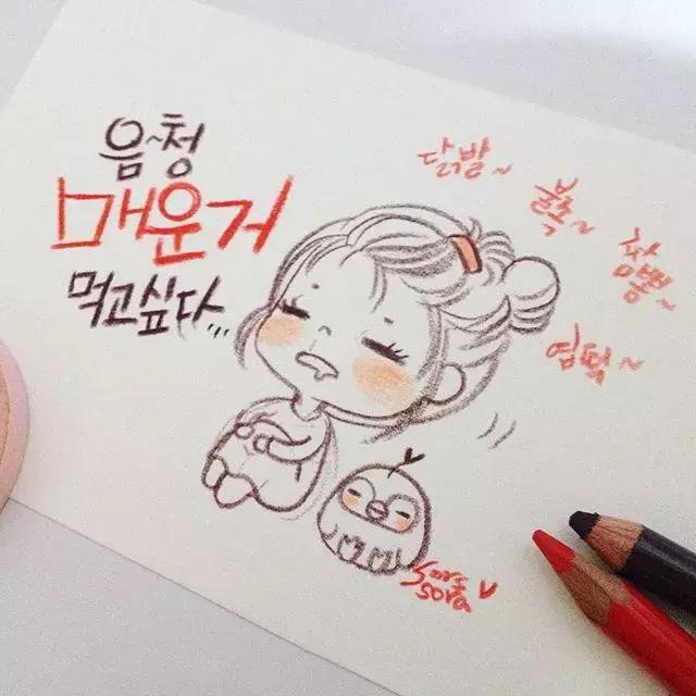 彩铅画古风人物简笔画,彩铅荷花简笔画几分钟就能学会