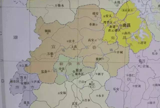 江西宜春版图一分为三，如今市中心设偏远的一角，没人愿认可！