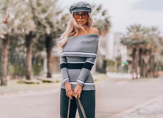 怎么穿条纹单品显瘦,条纹衣服如何穿显瘦