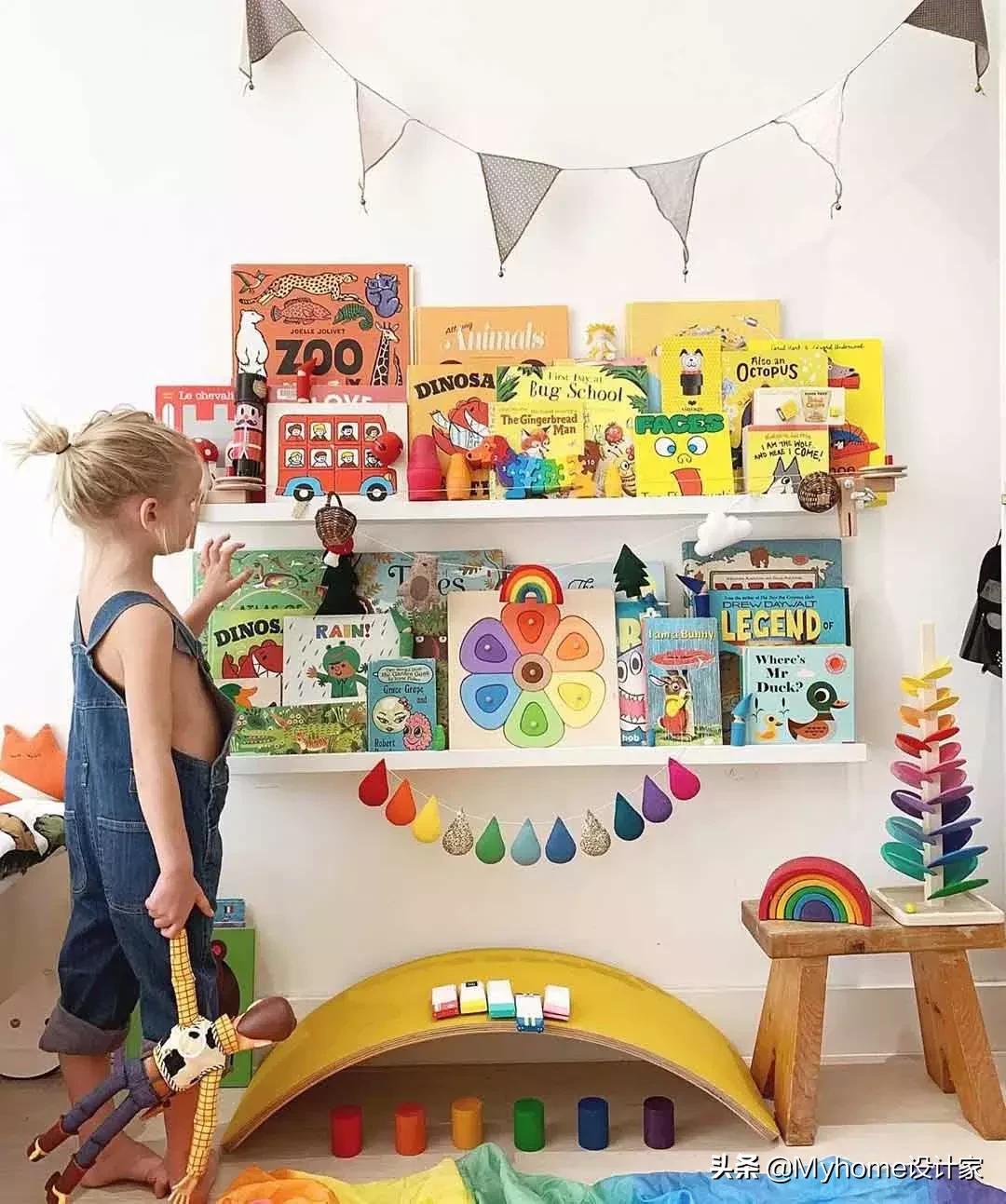 如何布置梦幻的儿童房,小孩就能布置的儿童房