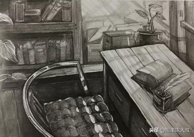 清华美院设计素描2015年高分卷,清华美院校考设计高分试卷