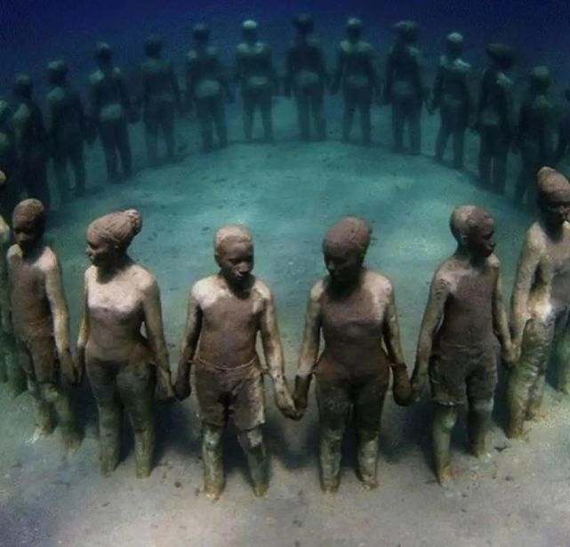 自然奇观水下世界,水下世界非常神秘而美丽