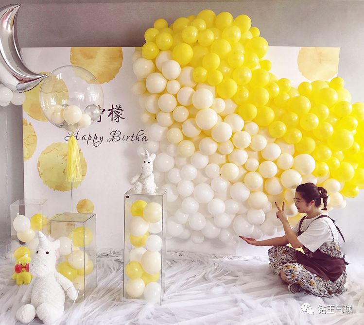 马卡龙气球造型表白,心形马卡龙气球