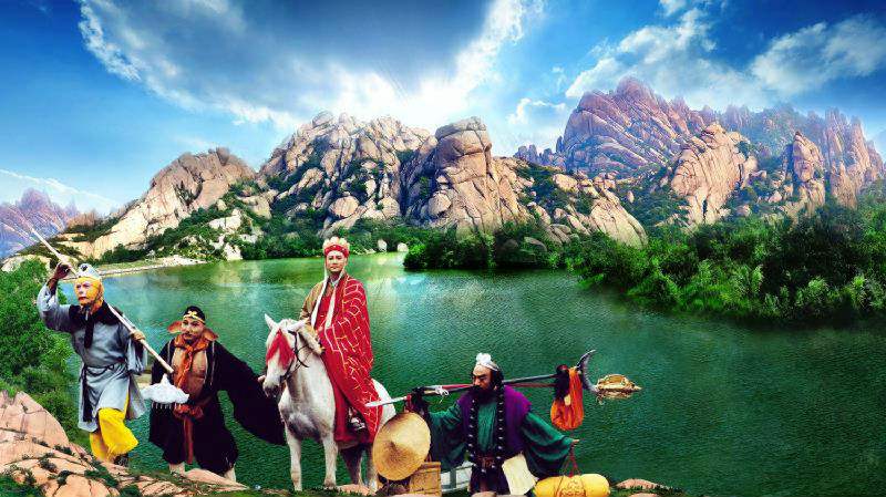 西游记驻马店嵖岈山片段,驻马店嵖岈山西游记视频素材