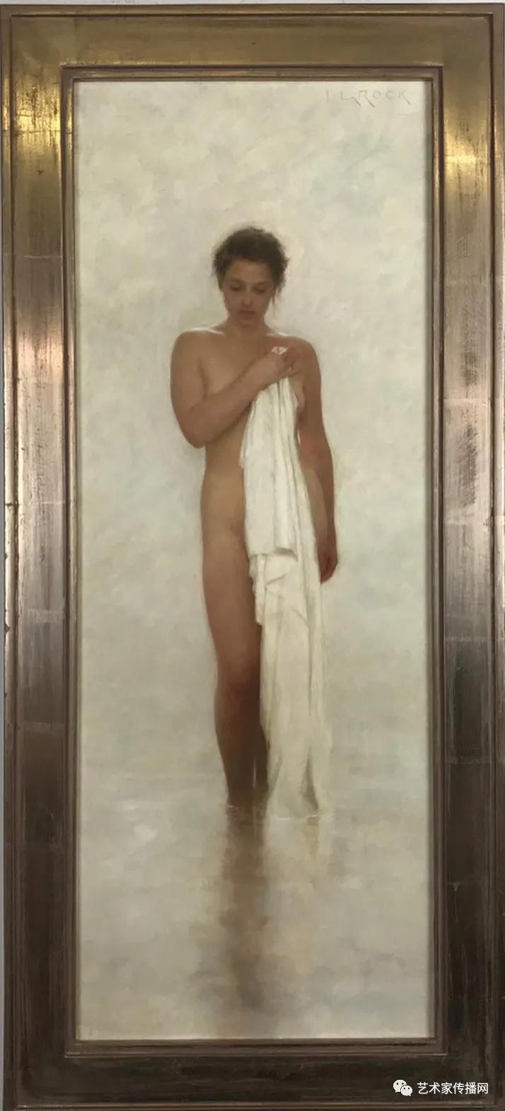 美国写实油画大师作品欣赏,写实油画中国女肖像脸部调色技巧