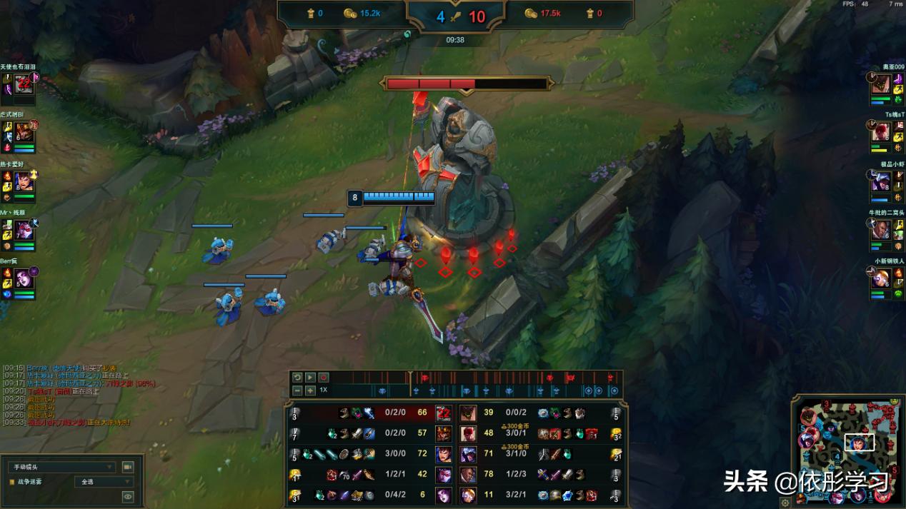 盖伦超强玩法之相位猛冲职业赛,盖伦上单教学打法思路教程