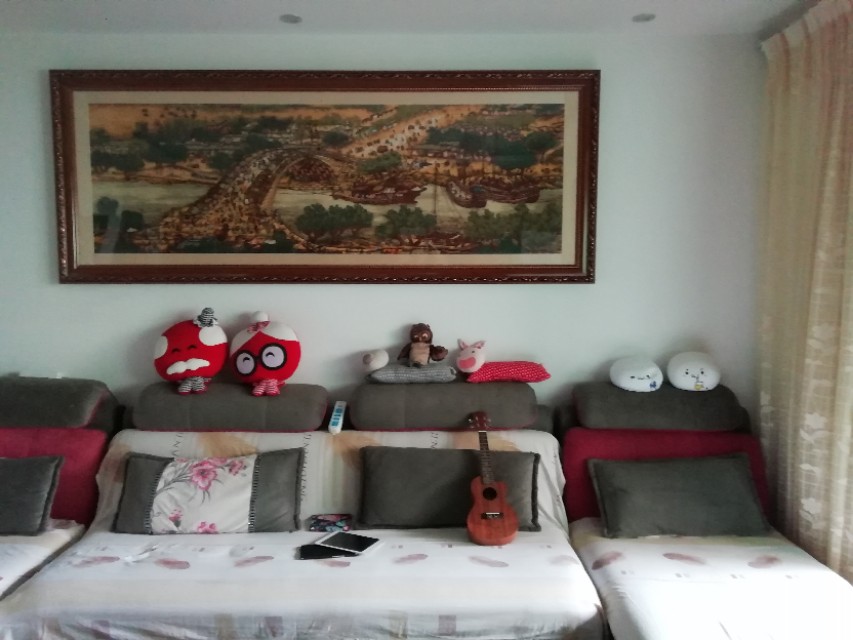 我家的十字绣六尺牡丹,我的十字绣