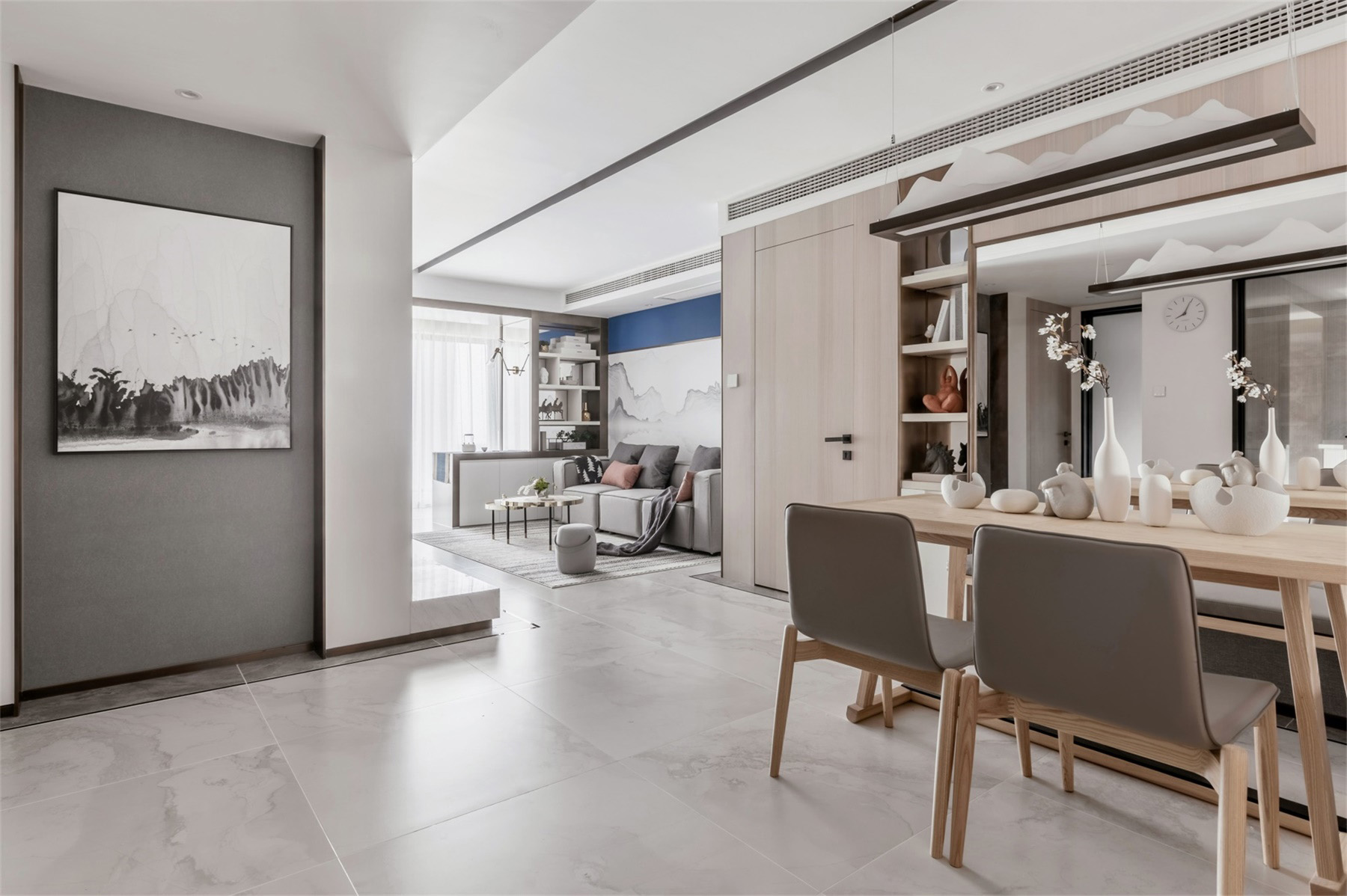 小户型大储物空间两室一厅设计图,90平小户型精装房收纳设计