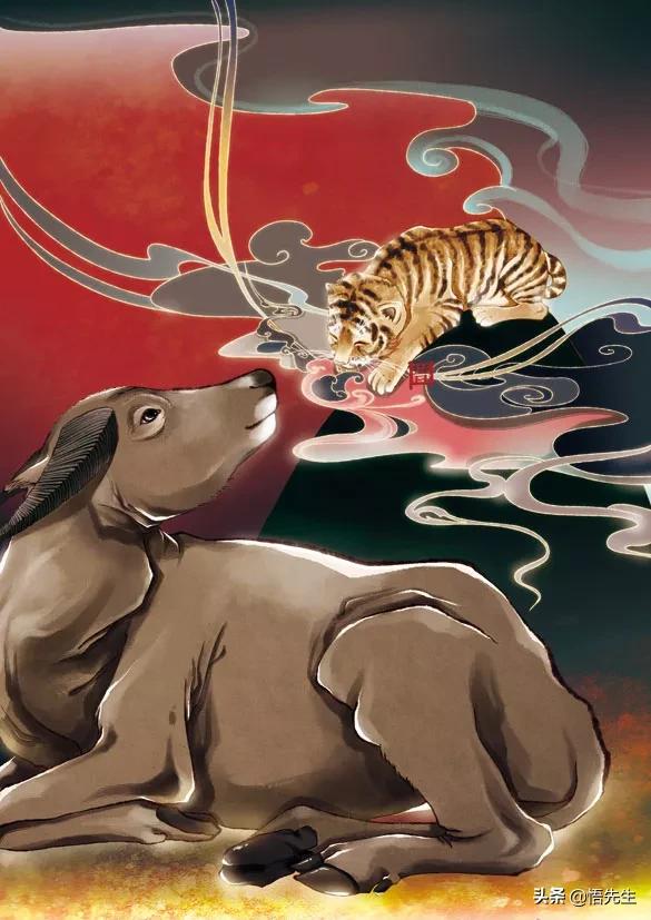 十二生肖接班图诗配画，又萌又暖，你喜欢自己的属相吗？