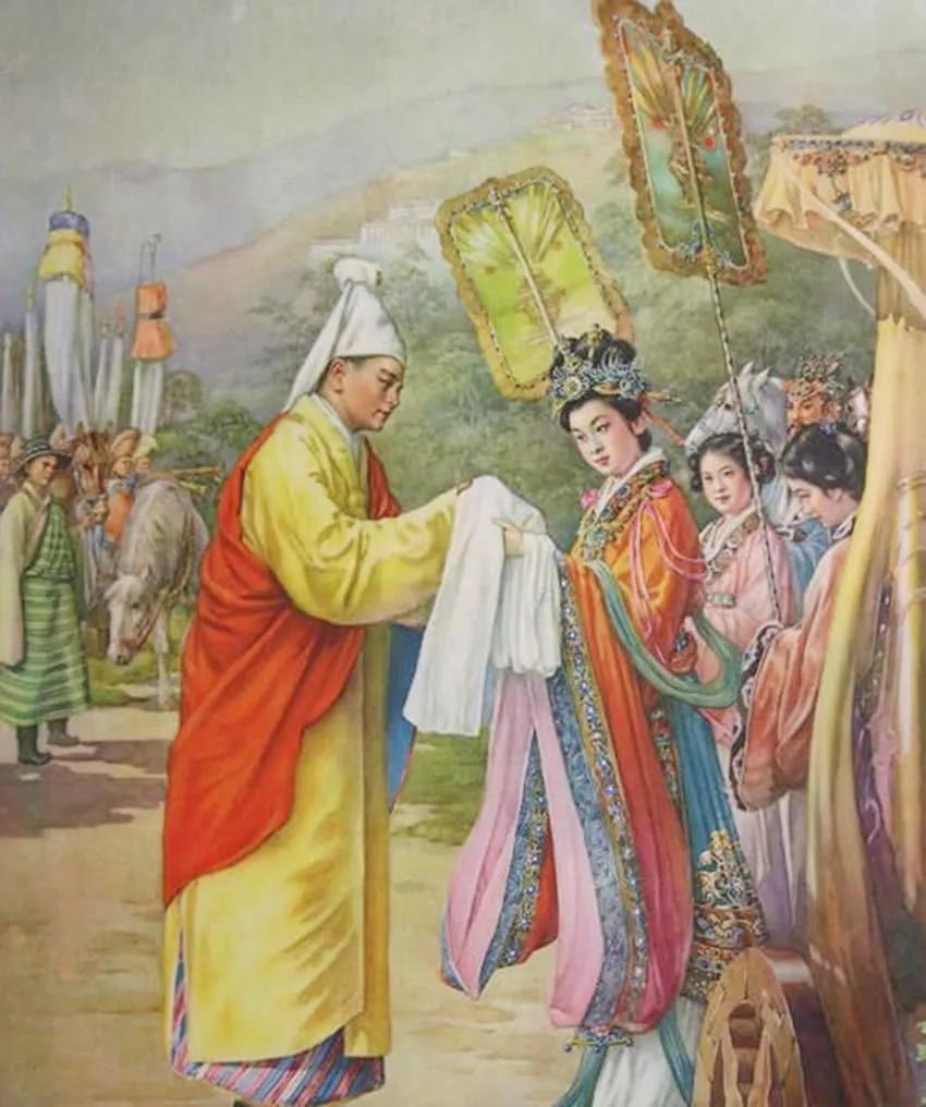 文成公主和金城公主是什么关系,文成公主金城公主和亲意义