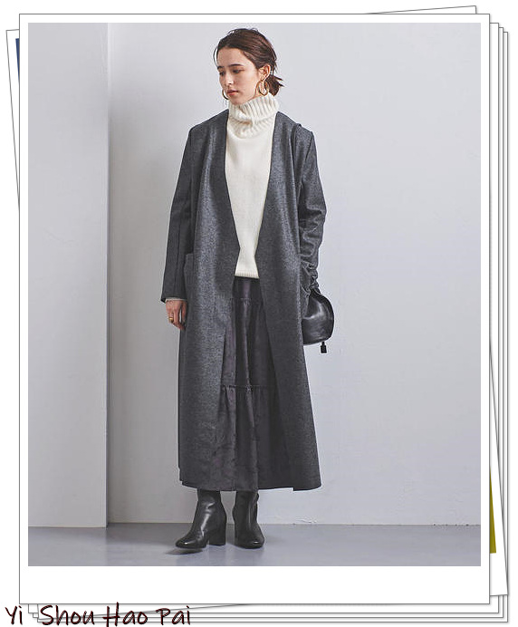 10款纯色系大衣的配色方案,5种颜色大衣25种日系look内搭