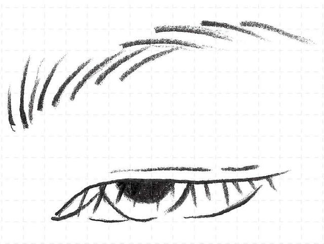 怎样画12种眼睛的不同画法,眼睛不会画