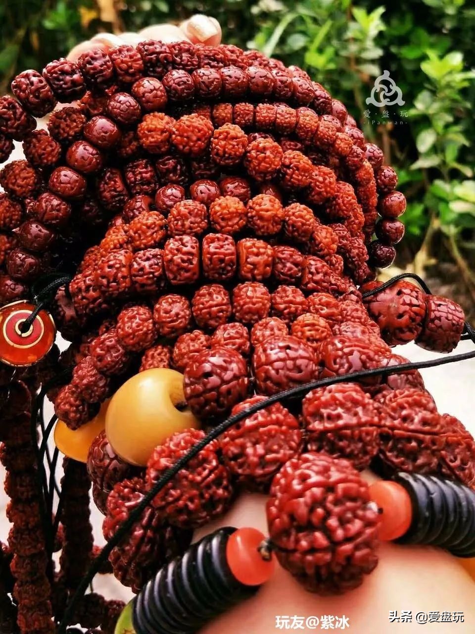 玩了五六百条手串，每天麒麟臂上班，这女子玩串牛气