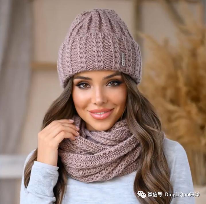 针织帽子简单款好看的,纯手工针织年轻人戴的帽子教程