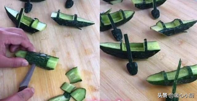 各国切黄瓜大pk，印度切成船，迪拜切成虾，看到中国：都让让