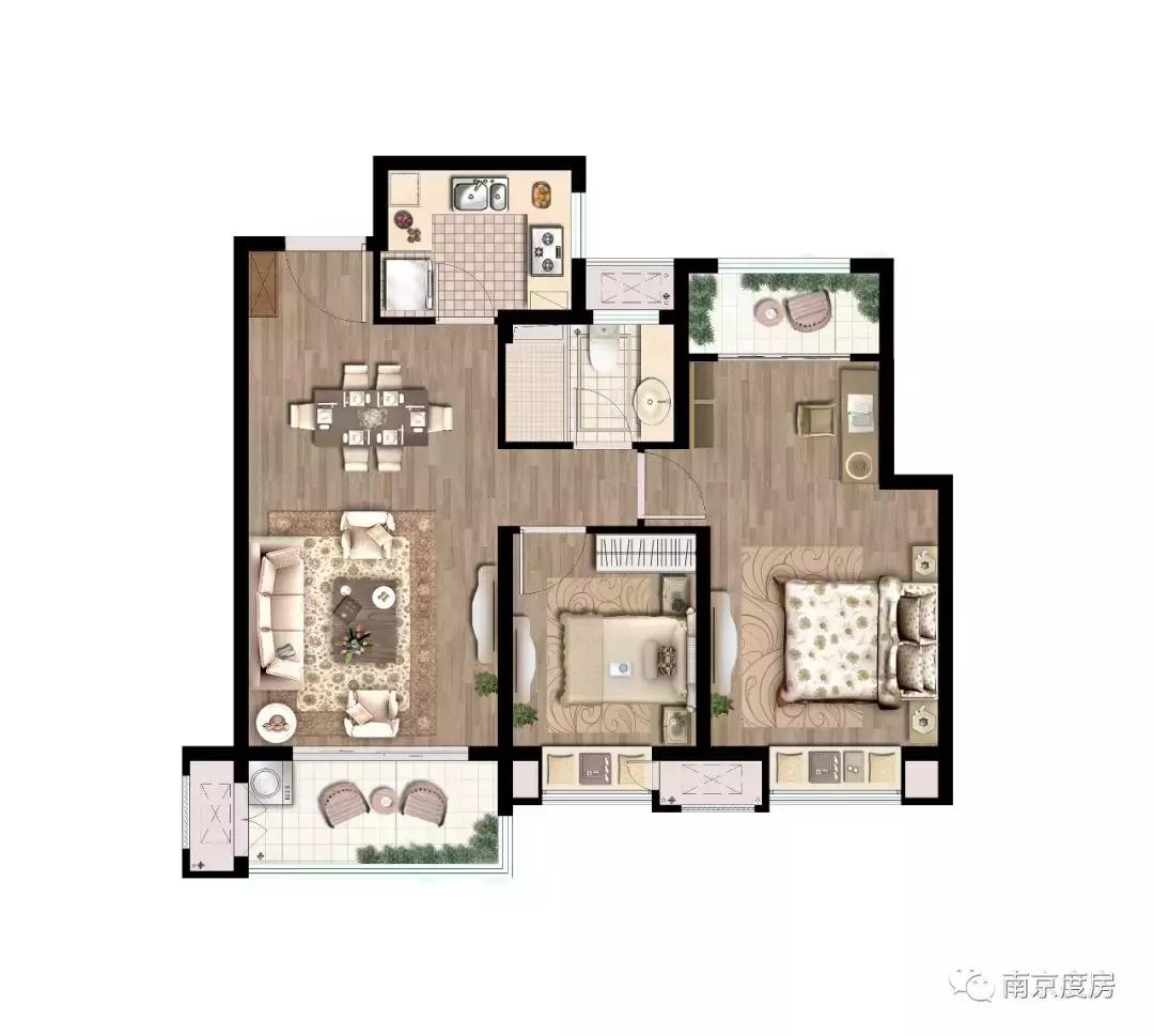 远洋万和四季毛坯,南京溧水远洋万和四季样板间