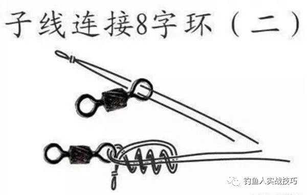 两种不同鱼线绑法,简单易学的主鱼线绑法