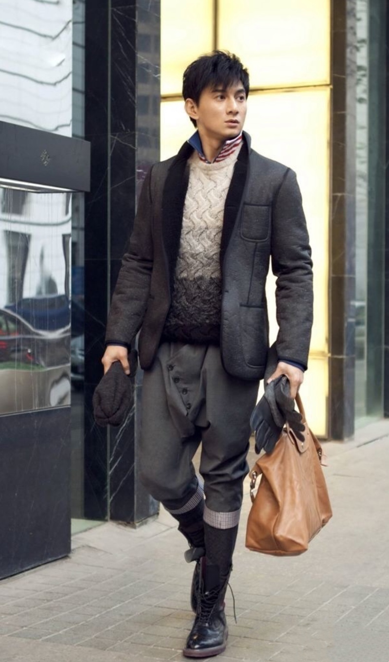 黄渤穿西装帅气逼人,黄渤帅气走路