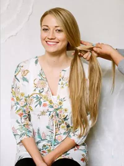 今年流行的侧编发,减龄全编发型