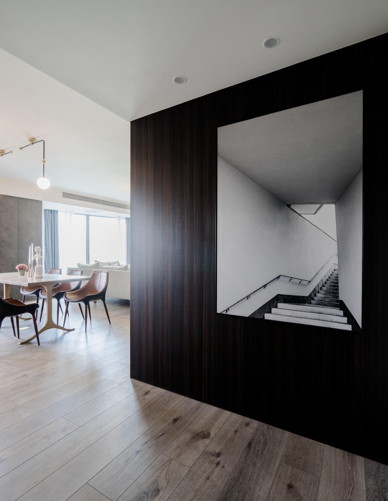 轻奢现代风格装修180大平层,棠悦府16栋装修