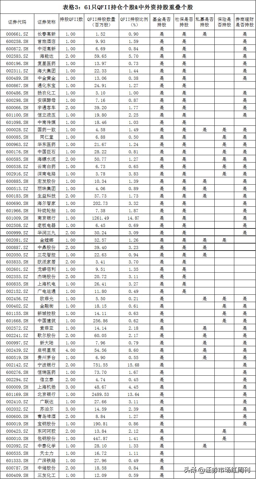 内外资公司合并,外资持股明细表