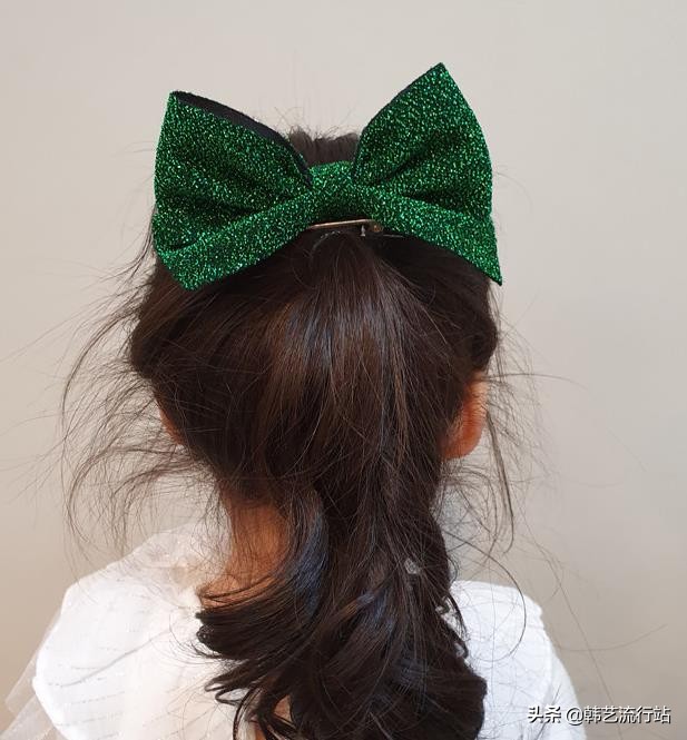 韩国蝴蝶发饰最流行款,韩系时尚潮流发饰