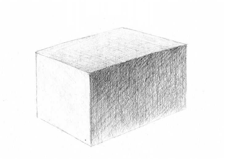 素描初学者绘画步骤图几何体,素描画几何体简单初学者