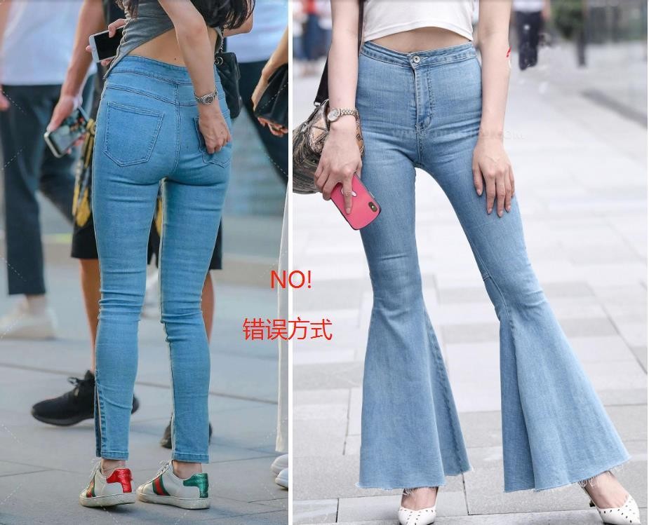 人手一条的高腰牛仔裤,人手一条日常百搭牛仔裤