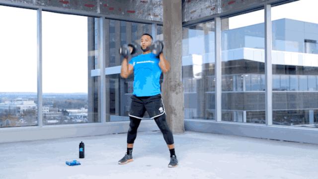 哑铃健身计划一周表男士增肌,瘦子增肌三分化训练计划哑铃